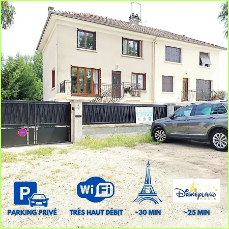 Qhome 1 - Studio Entre Paris Et Disney Villiers-sur-Marne Exterior foto